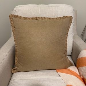 Pottery Barn Jute Braid Pillow